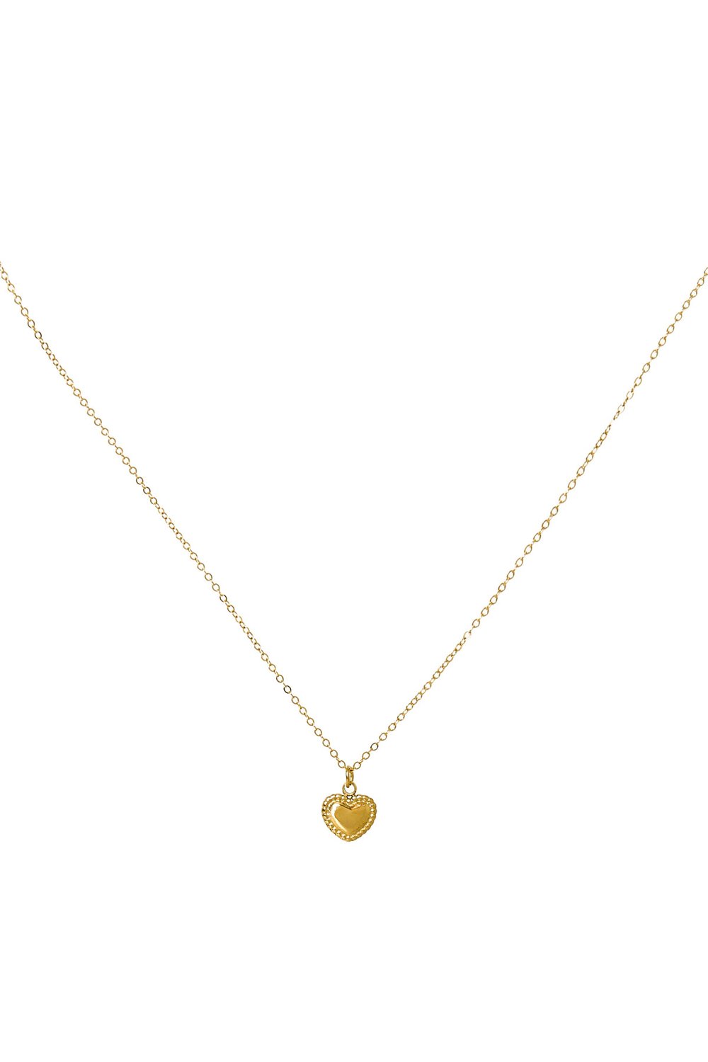 double heart necklace